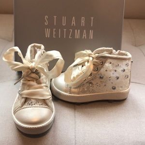 Stuart Weitzman Ariana High Top Sneaker Size 20